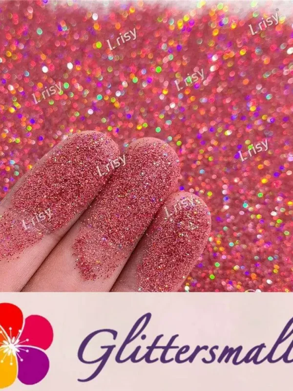 0.2mm Holographic Hazy Pink Extra Fine Glitter (Ultra-thin) LB0911