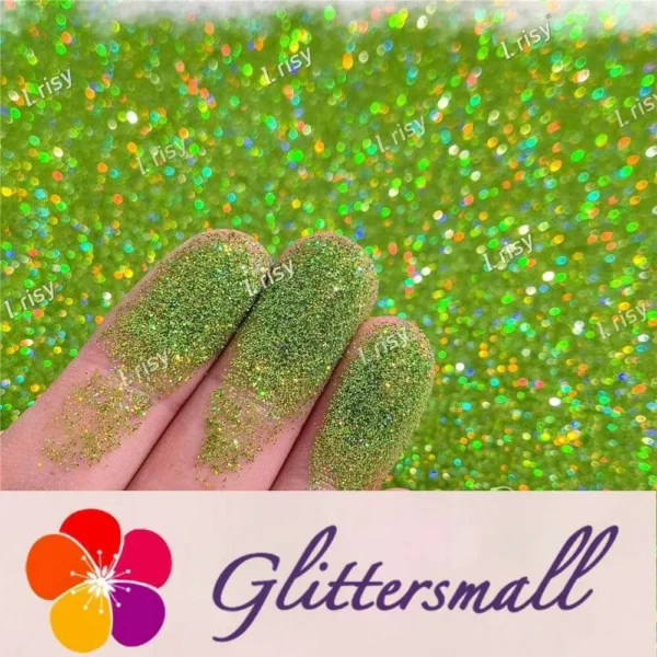 IMG_20220102_145754.webp 0.2mm Holographic Green Extra Fine Glitter (Ultra-thin) LB0601