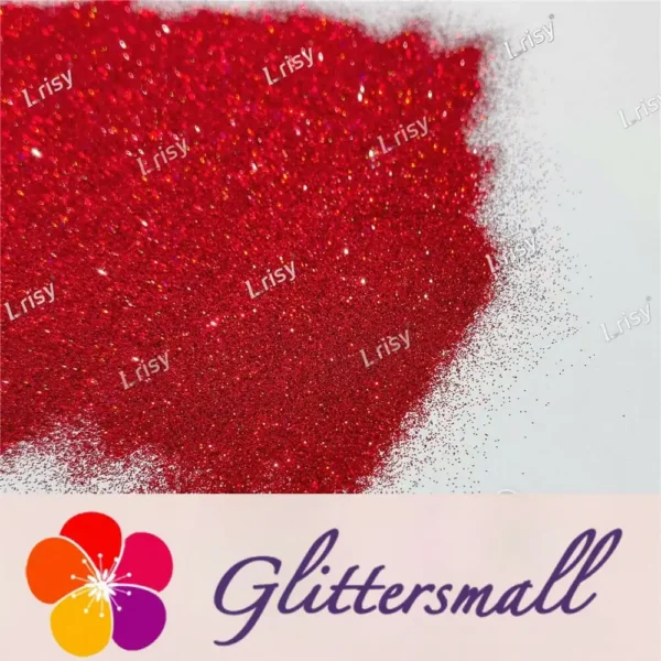 0.2mm Holographic Red Extra Fine Glitter (Ultra-thin) LB0300