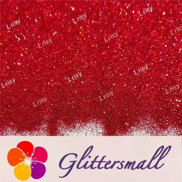 0.2mm Holographic Red Extra Fine Glitter (Ultra-thin) LB0300