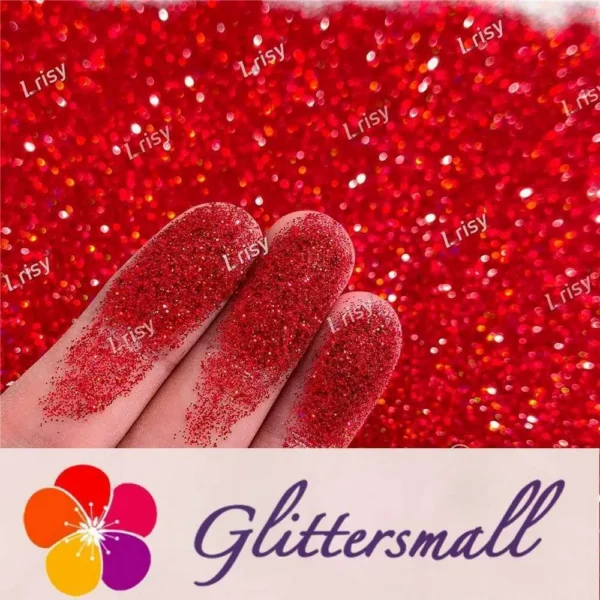 0.2mm Holographic Red Extra Fine Glitter (Ultra-thin) LB0300