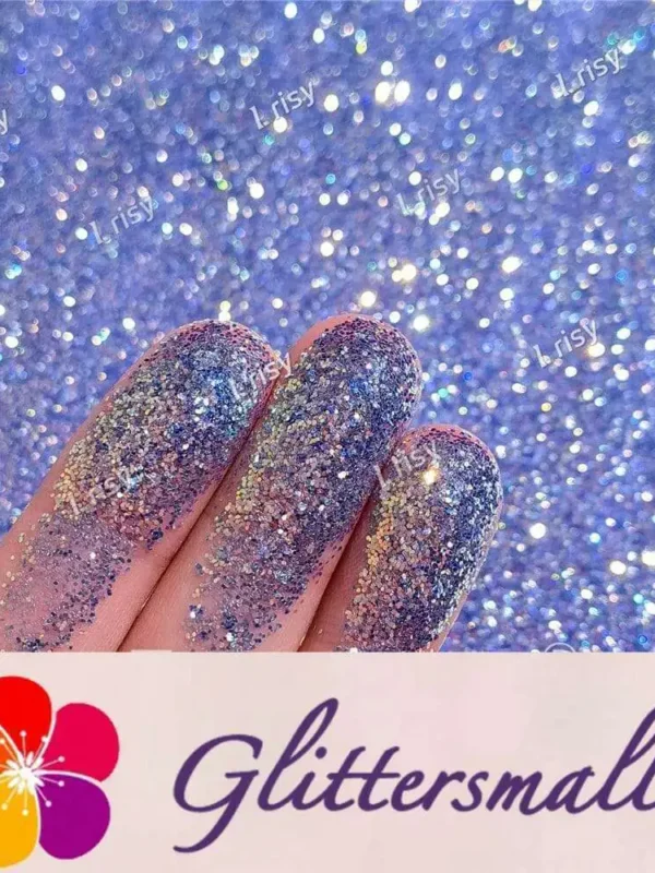 0.4mm Magic Blue To Purple Brightness Iridescent Glitter F337AR