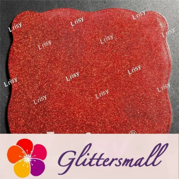 0.2mm Holographic Red Extra Fine Glitter (Ultra-thin) LB0300