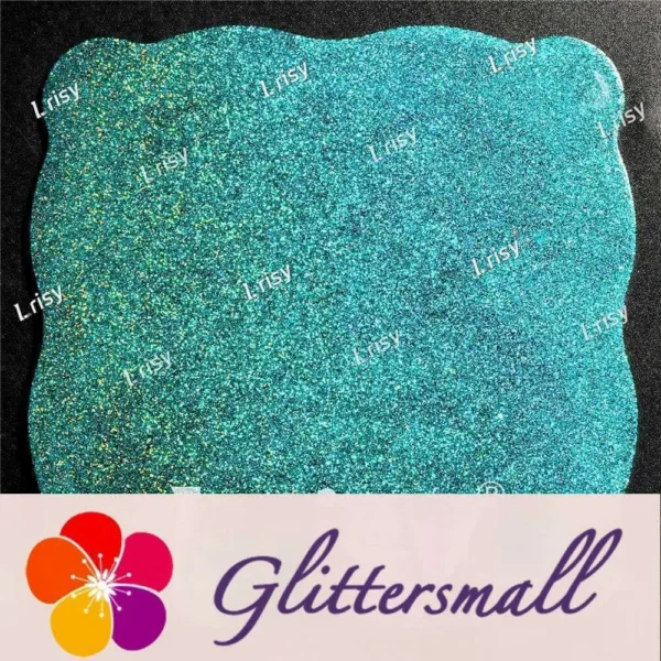 LB0702.webp 0.2mm Holographic Teal Green Extra Fine Glitter (Ultra-thin) LB0702