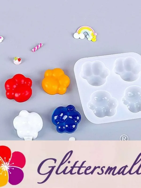 Cute Cat Paws Silicone Resin Mold 150x140mm M-DYY-CCP002