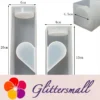Hollow Heart Candle Holder Silicone Resin Mold M-JYGY-ZT001