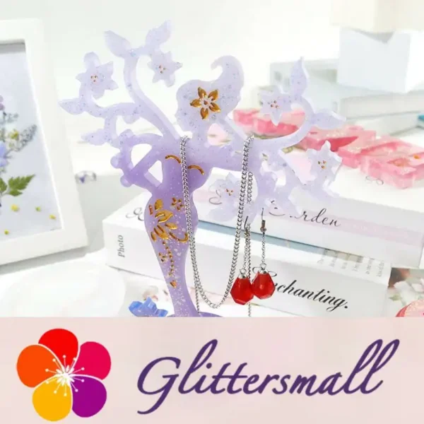 O1CN01EtOni41k2ITcoD32m___2207848324625-0-cib.webp Graceful Girl Decoration Silicone Earring Necklace Shelf Resin Mold M-QZ-BLW002