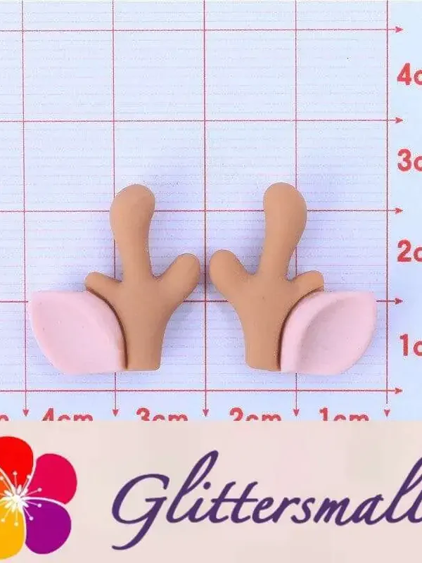 Antlers Shape Slime Charms Cabochons Diy Cafts Resin Kit Supplies
