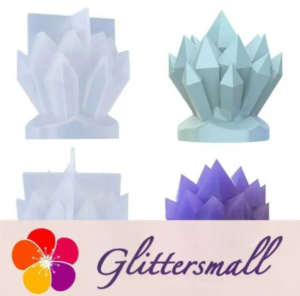 O1CN01FaJjFq1P7hED7hxem__2968401794-0-cib.webp Crystal Cluster Decoration Epoxy Resin Mold M-YMR-SJT001