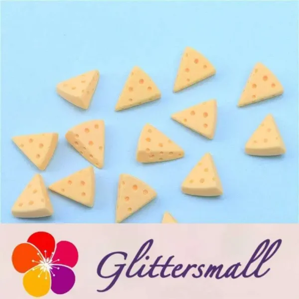 O1CN01QDGKi71o9rTHHRc2p___4162345183-0-cib.webp Cheese Slices Playfood Resin Slime Charms Cabochons Ornament DIY Crafts