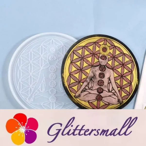 Tarot Cards Coaster Serving Tray Silicone Resin Mold M-YMR-TLD005