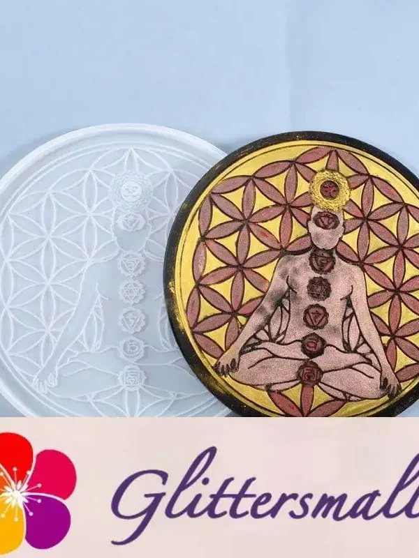 Tarot Cards Coaster Serving Tray Silicone Resin Mold M-YMR-TLD005