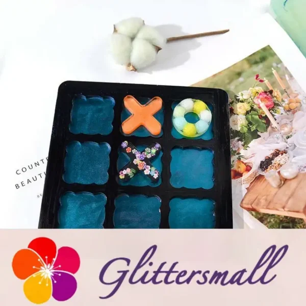 Tic-Tac-Toe DIY Board Game Epoxy Silicone Resin Mold M-QZ-JZQ001