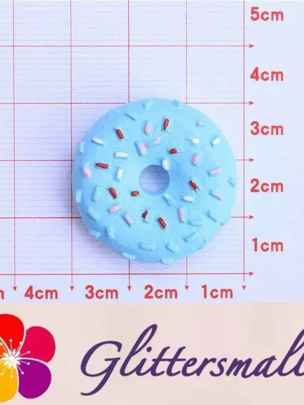 Donut Playfood Resin Slime Charms Cabochons Ornament DIY Crafts 01