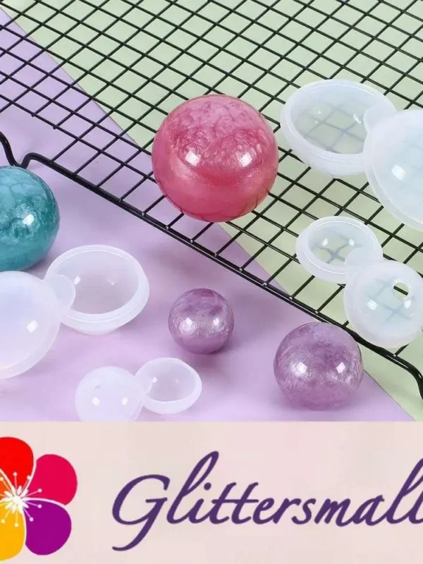 Round Ball Pack of 6 3D Silicone Molds For Resin M-LYY-SBP001