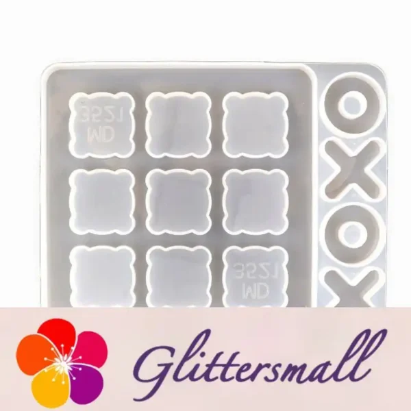 Tic-Tac-Toe DIY Board Game Epoxy Silicone Resin Mold M-QZ-JZQ001