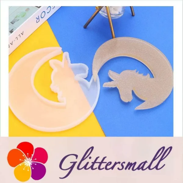 O1CN01kPOZeC24LnfFWVg8r__2208108607375-0-cib.webp Moon Unicorn Silicone Resin Mold M-LYY-YLP002