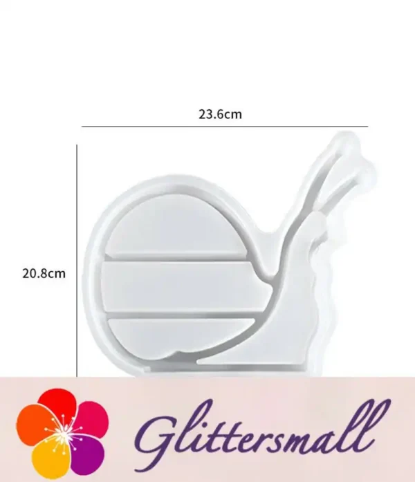 O1CN01puwGkI1P7hEGmQufZ__2968401794-0-cib.webp Stereo Snail Double-Layer Storage Box Resin Mold M-DGLY-WNH001