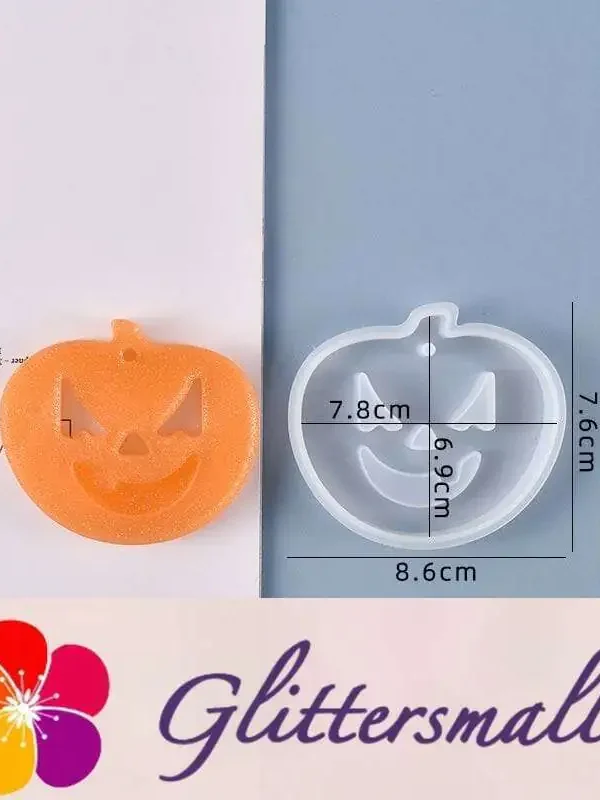 Halloween Pumpkin Grimace Silicone Resin Mold M-YMR-NG004