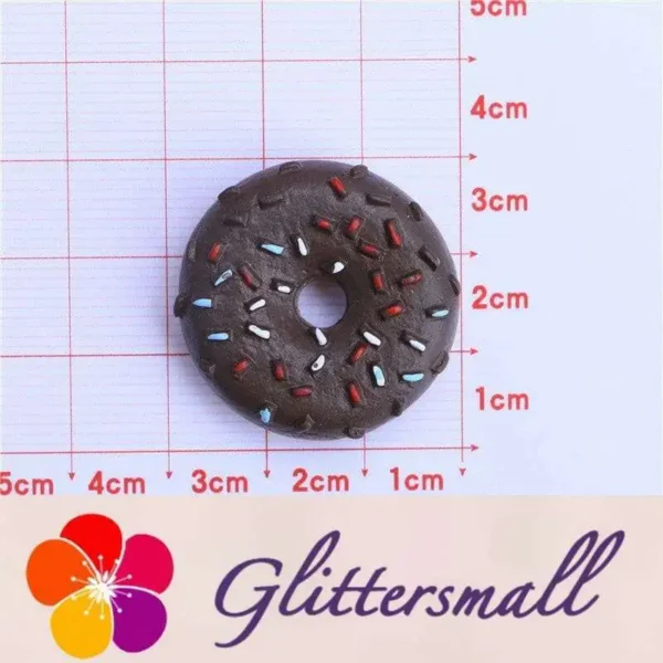 Donut Playfood Resin Slime Charms Cabochons Ornament DIY Crafts 05