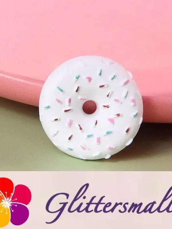 Donut Playfood Resin Slime Charms Cabochons Ornament DIY Crafts 06