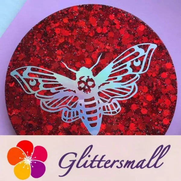 chillimustarddesigns_120190845_117658539924448_7152405547297705190_n.webp General Mixed Holographic Red Glitter Hexagon Shaped LB0300