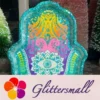 General Mixed Holographic Teal Green Glitter Hexagon Shaped LB0702