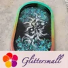 General Mixed Holographic Teal Green Glitter Hexagon Shaped LB0702