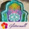 General Mixed Holographic Teal Green Glitter Hexagon Shaped LB0702