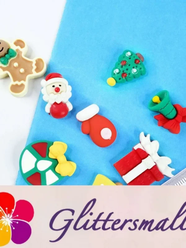 GlittersMall  Slime Charms Cabochons Jewelry Resin Ornament Accessories Set