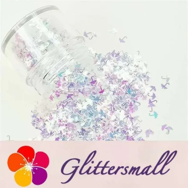 fbca70dccb476c782d9a8946dad20036_cd53b1c1-3f39-403b-8567-887242824f72.webp 3mm Umbrella Shapes Dream Blue Glitter C004