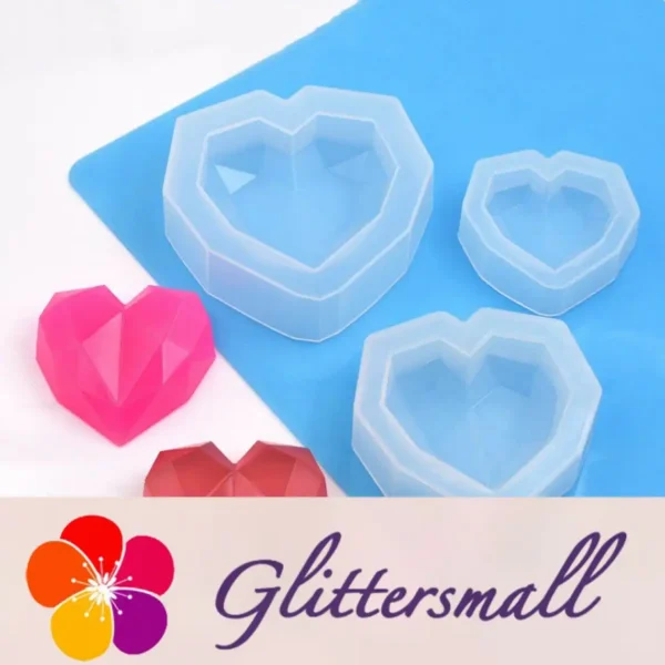 il_1140xN.1923240868_71jj.webp Faceted Heart Pack of 3 Silicone Resin Mold M-YMR-XXQM001