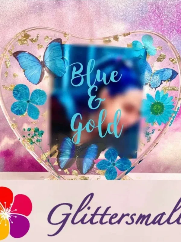 Heart Shaped Photo Picture Frame Silicone Resin Mold M-XC-XK001