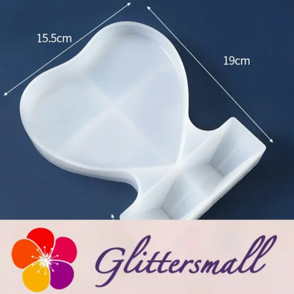 il_1140xN.3299842705_rvui.webp Heart Shaped Photo Picture Frame Silicone Resin Mold M-XC-XK001
