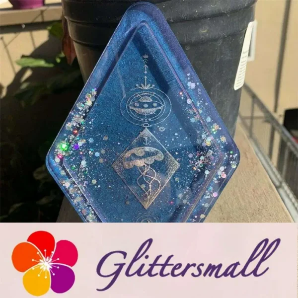 General Mixed Holographic Silver Glitter Hexagon Shaped LB0100