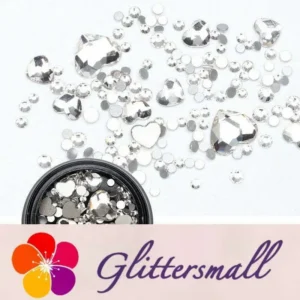 11817674945_1625492476.webp Nail Art Charms Crystal Glass Diamond Fairy Beads Metal Jewels Special Mix MK-008