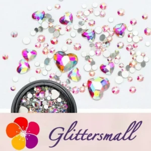 11817695492_1625492476.webp Nail Art Charms Crystal Glass Diamond Fairy Beads Metal Jewels Special Mix MK-007