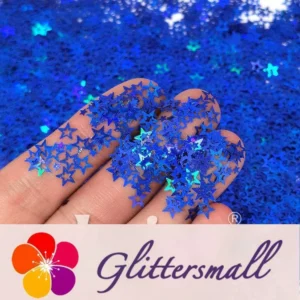 1__1_7e6b3f94-2348-4260-8cea-661da30d0098.webp 6mm Holographic Sea Blue Hollow Out Star Shaped Glitter LB0705