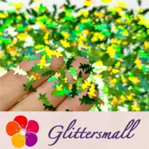 20191127145255_897276ce-c9e8-4ac8-b1a5-4c067cd963ac.webp Christmas Tree Shaped Holographic Green Glitter LB601
