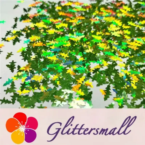 20191127145258_aba52a2f-447a-479b-9fa9-8ecbcae2eb94.webp Christmas Tree Shaped Holographic Green Glitter LB601