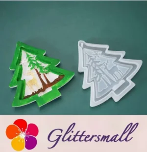21128007270_1635312530.webp Christmas Tree, Elk Theme Listing Decoration Silicone Resin Mold M-YMR-SDGP015