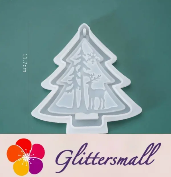 21288575344_1635312530.webp Christmas Tree, Elk Theme Listing Decoration Silicone Resin Mold M-YMR-SDGP015