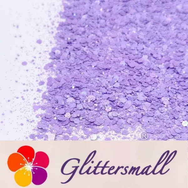 Macaron Color General Mixed Lavendar Purple Glitter FC-E8032