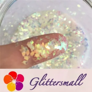 C04.webp 2mm Rhombic shaped translucent iridescent glitter C004