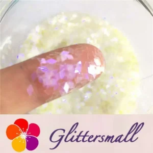 C14.webp 2mm Rhombic shaped translucent iridescent glitter C014
