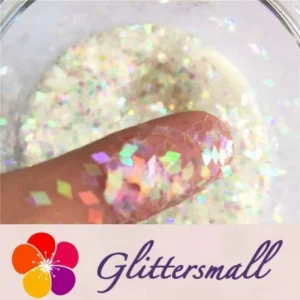 C22.webp 2mm Rhombic shaped translucent iridescent glitter C022
