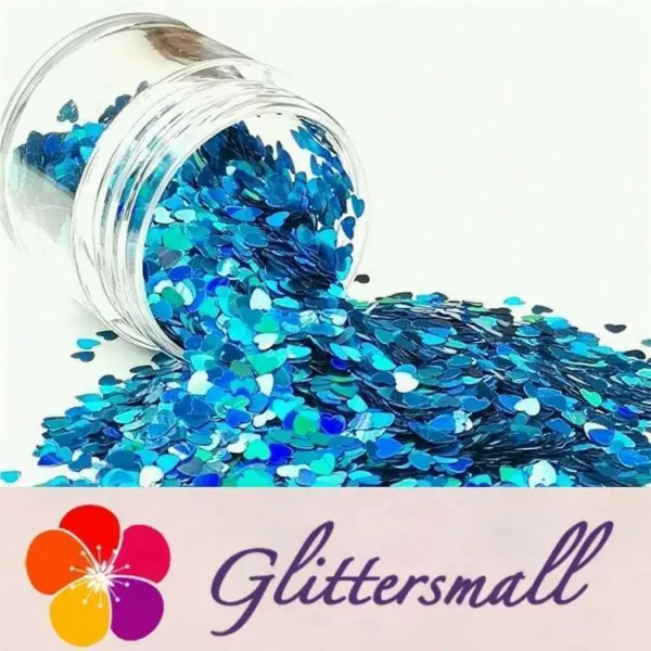 IMG_20190408_220147_e8db915b-18da-4dfa-bb2f-67ac4e8b1eb1.webp 3mm Heart Shapes Laser Sky Blue Glitter LB0700
