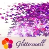 3mm Butterfly Shapes Laser Purple Glitter LB0800