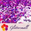 3mm Butterfly Shapes Laser Purple Glitter LB0800