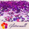 3mm Butterfly Shapes Laser Purple Glitter LB0800